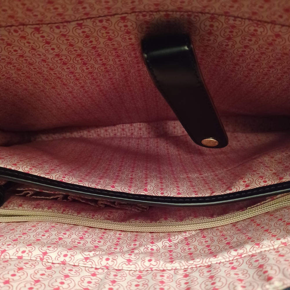 Emma Fox Black Leather Shoulder Bag - Picture 4 of 16